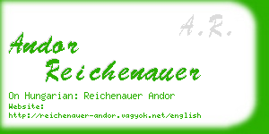 andor reichenauer business card